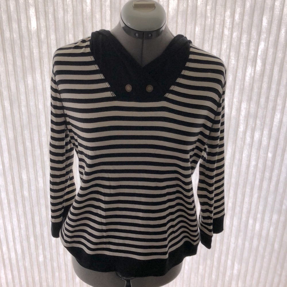 Hoodie long sleeve blouse